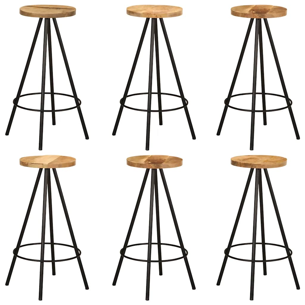 vidaXL Ensemble de bar 7 pcs Bois de manguier massif
