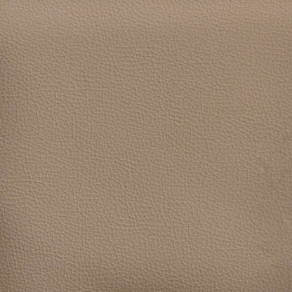 vidaXL Boxspringbett Matratze Cappuccino-Braun 200x200cm Kunstleder