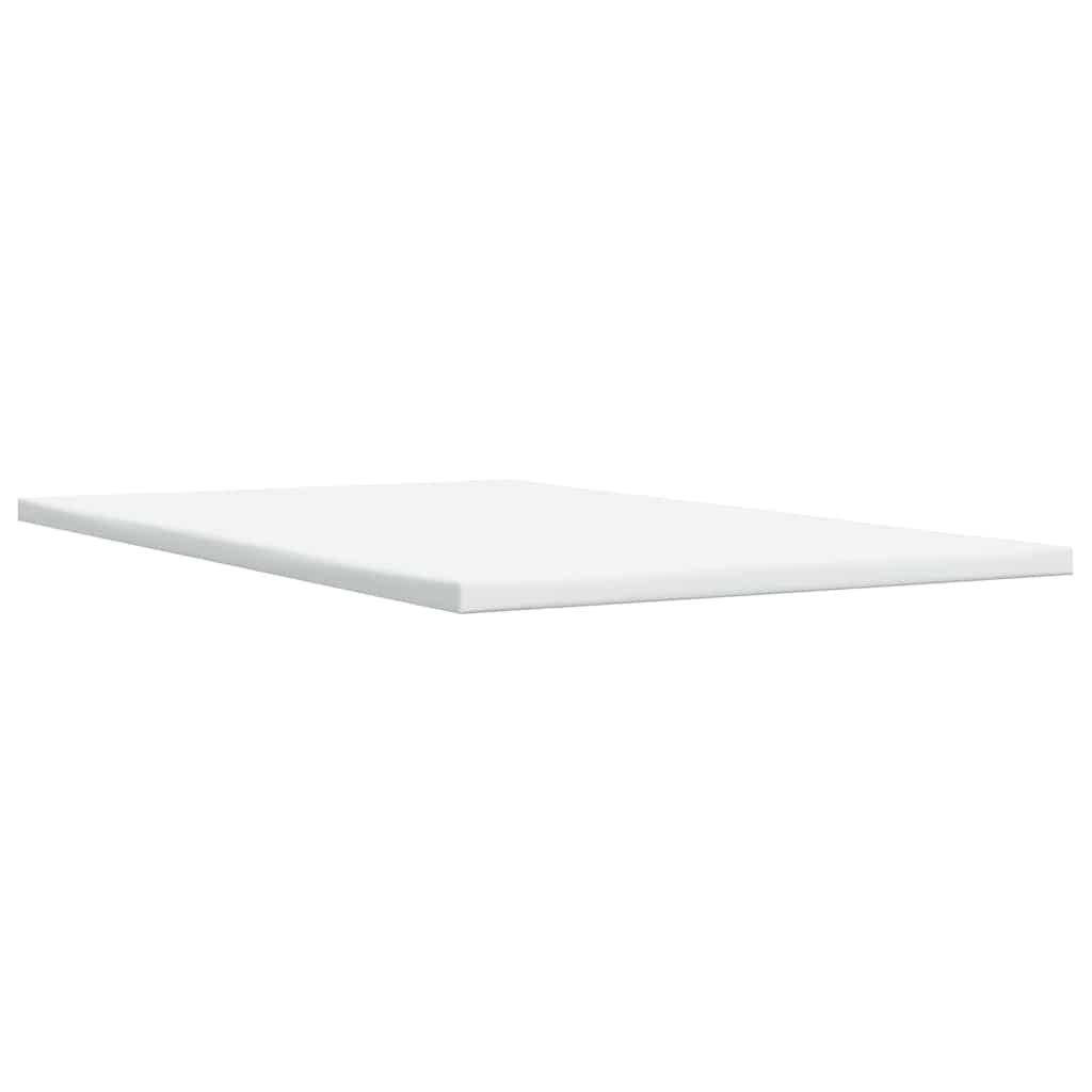 vidaXL Lit boxspring avec matelas Marron foncé 120x190 cm Tissu