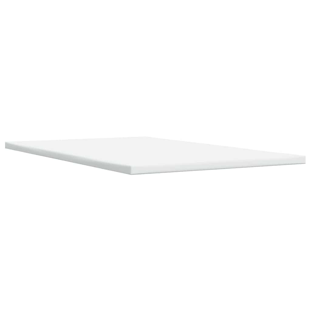 vidaXL Lit tapissier avec matelas Marron foncé 120x200 cm Tissu