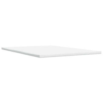vidaXL Lit tapissier avec matelas Marron foncé 140x200 cm Tissu