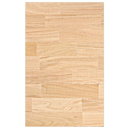 vidaXL Küchenarbeitsplatte 40x63,5x2,7 cm Massivholz Eiche Rechteckig
