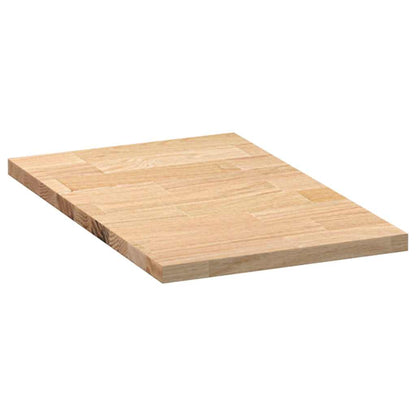 vidaXL Küchenarbeitsplatte 40x63,5x2,7 cm Massivholz Eiche Rechteckig