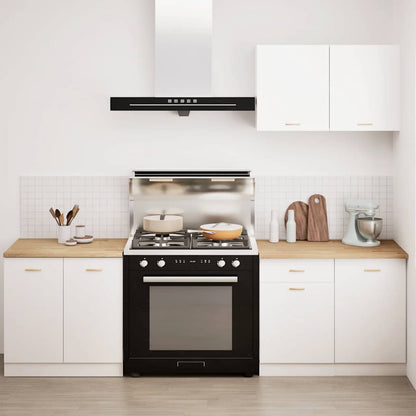 vidaXL Küchenarbeitsplatte 80x63,5x2,7 cm Massivholz Eiche Rechteckig