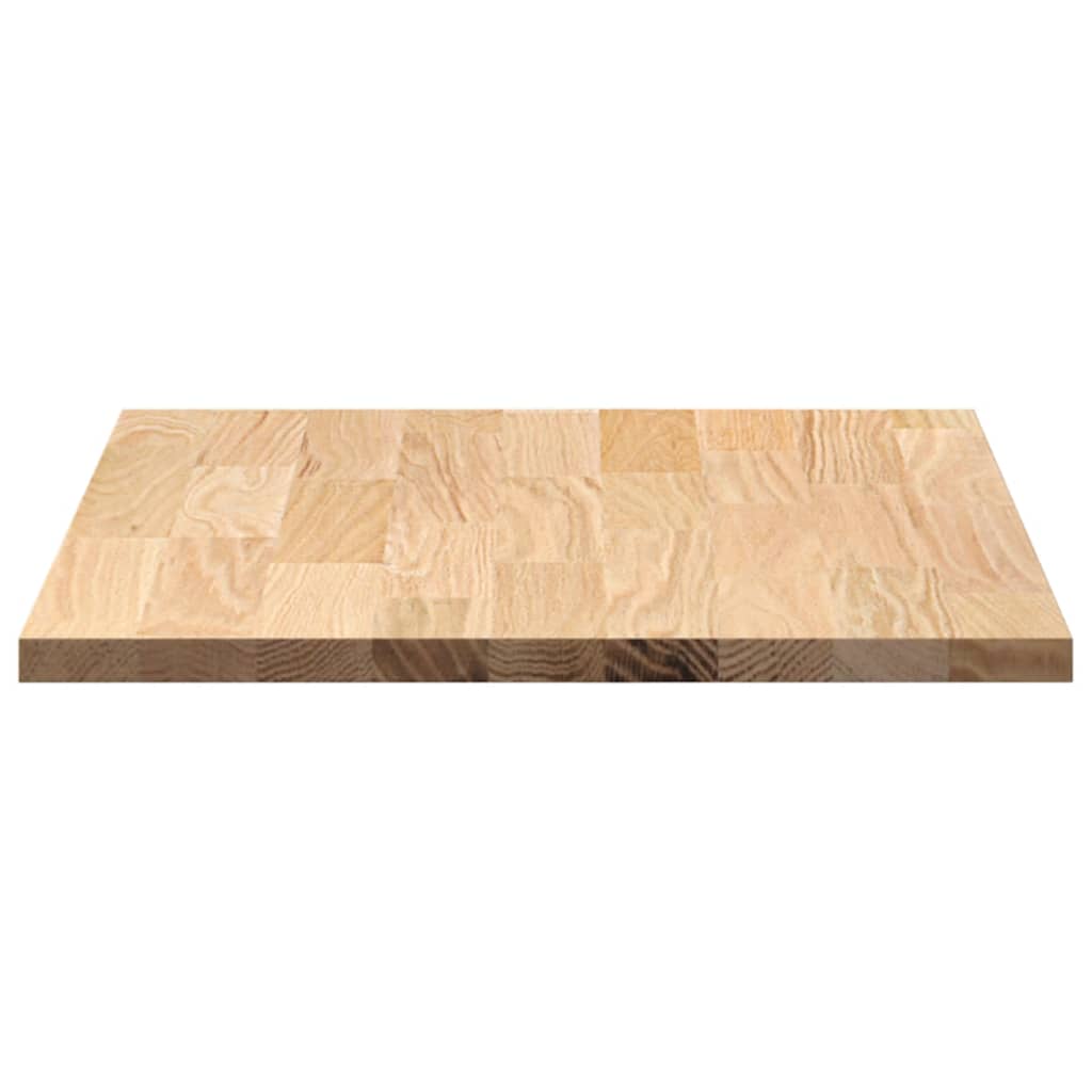 vidaXL Küchenarbeitsplatte 80x63,5x2,7 cm Massivholz Eiche Rechteckig