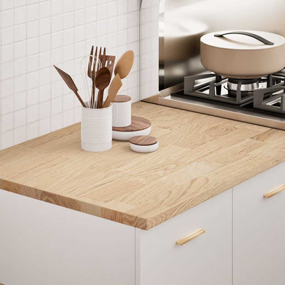 vidaXL Küchenarbeitsplatte 80x63,5x2,7 cm Massivholz Eiche Rechteckig