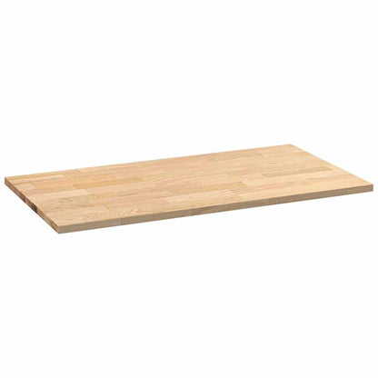 vidaXL Küchenarbeitsplatte 120x63,5x2,7 cm Massivholz Eiche Rechteckig