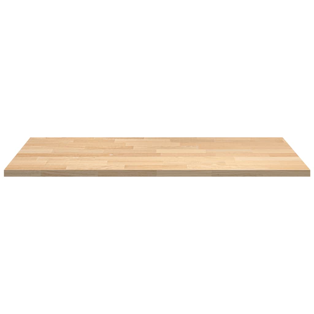 vidaXL Küchenarbeitsplatte 120x63,5x2,7 cm Massivholz Eiche Rechteckig