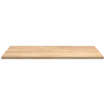 vidaXL Küchenarbeitsplatte 120x63,5x2,7 cm Massivholz Eiche Rechteckig