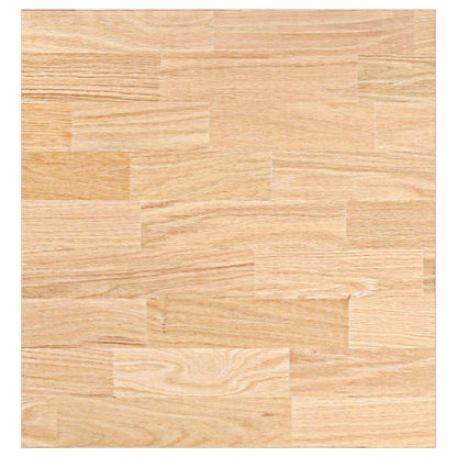 vidaXL Küchenarbeitsplatte 60x63,5x4 cm Massivholz Eiche Rechteckig