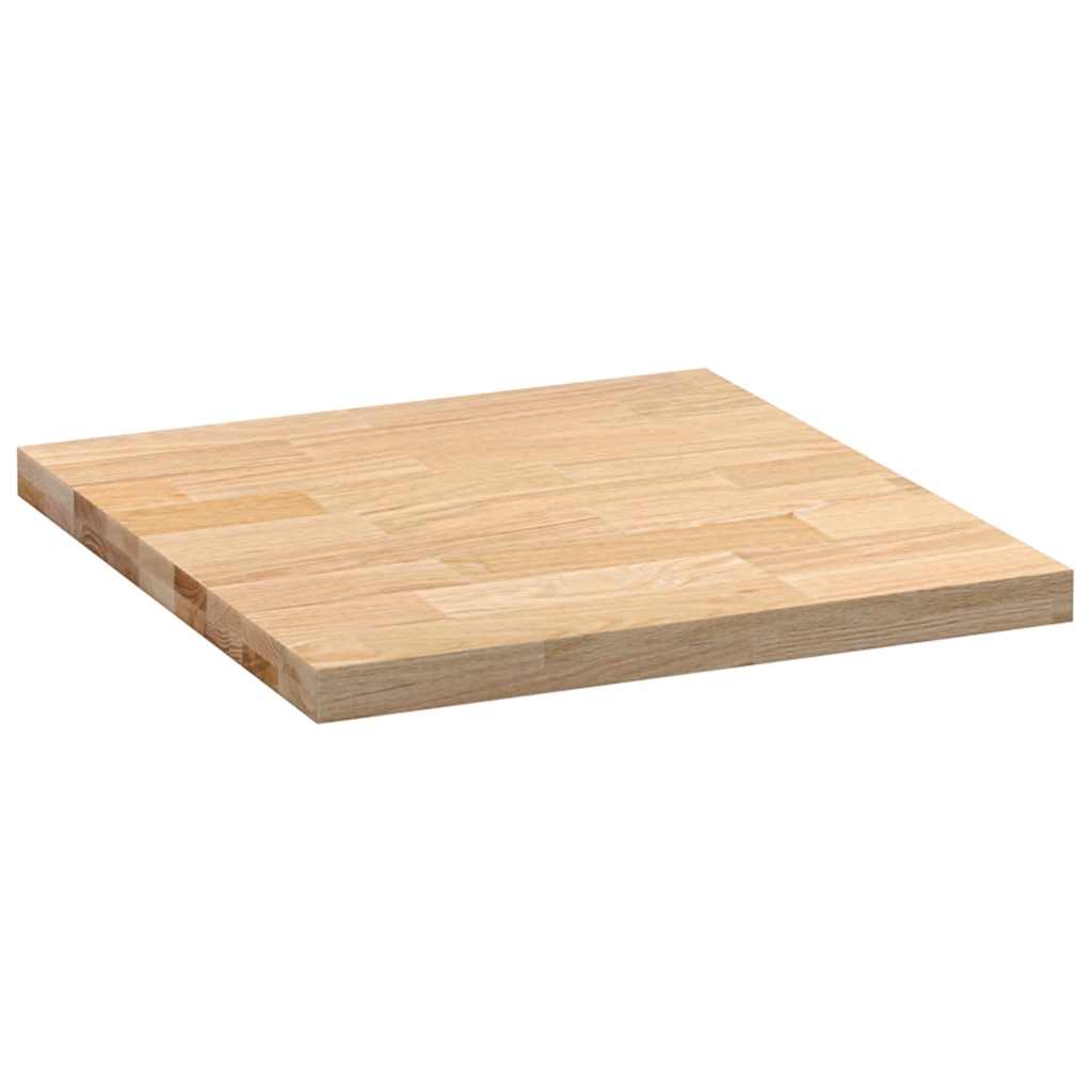 vidaXL Küchenarbeitsplatte 60x63,5x4 cm Massivholz Eiche Rechteckig
