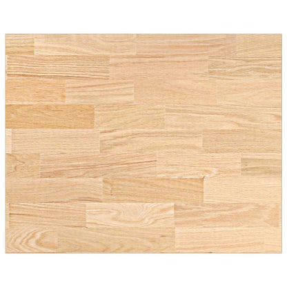 vidaXL Küchenarbeitsplatte 80x63,5x4 cm Massivholz Eiche Rechteckig