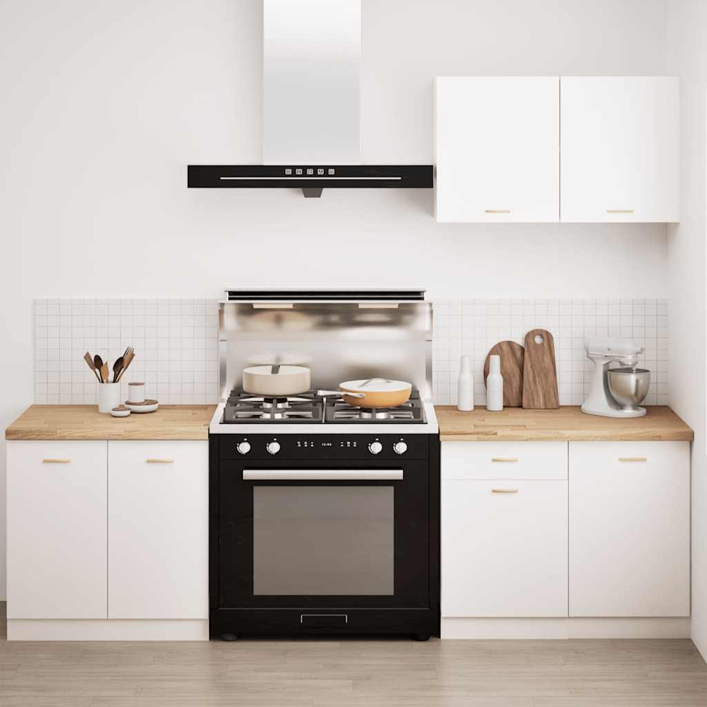 vidaXL Küchenarbeitsplatte 80x63,5x4 cm Massivholz Eiche Rechteckig