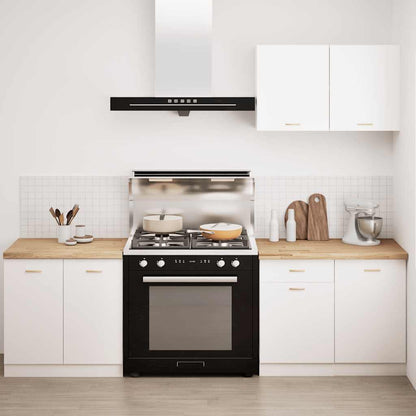 vidaXL Küchenarbeitsplatte 80x63,5x4 cm Massivholz Eiche Rechteckig
