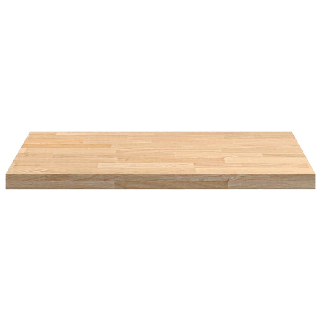 vidaXL Küchenarbeitsplatte 80x63,5x4 cm Massivholz Eiche Rechteckig