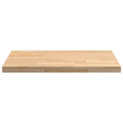 vidaXL Küchenarbeitsplatte 80x63,5x4 cm Massivholz Eiche Rechteckig