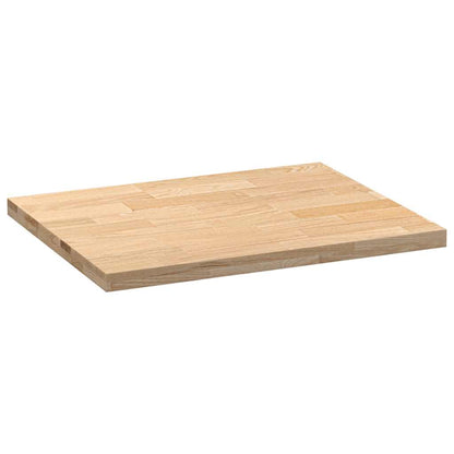 vidaXL Küchenarbeitsplatte 80x63,5x4 cm Massivholz Eiche Rechteckig