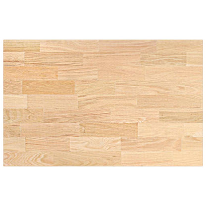vidaXL Küchenarbeitsplatte 100x63,5x4 cm Massivholz Eiche Rechteckig