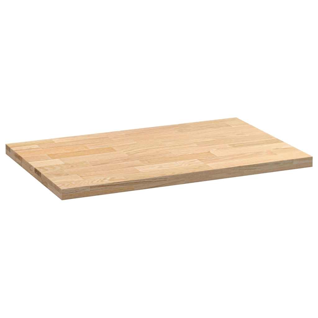vidaXL Küchenarbeitsplatte 100x63,5x4 cm Massivholz Eiche Rechteckig