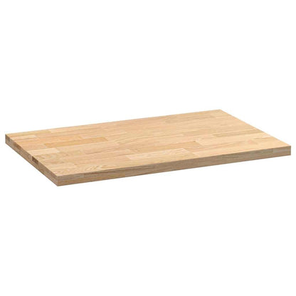 vidaXL Küchenarbeitsplatte 100x63,5x4 cm Massivholz Eiche Rechteckig