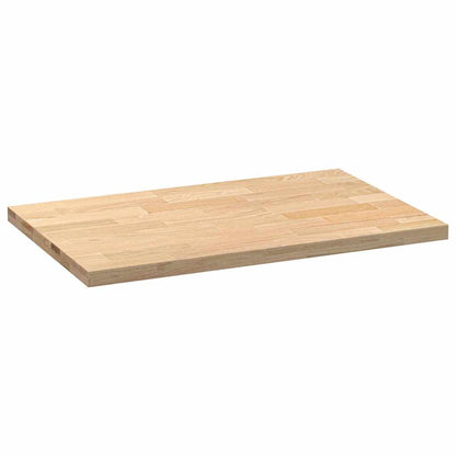 vidaXL Küchenarbeitsplatte 100x63,5x4 cm Massivholz Eiche Rechteckig