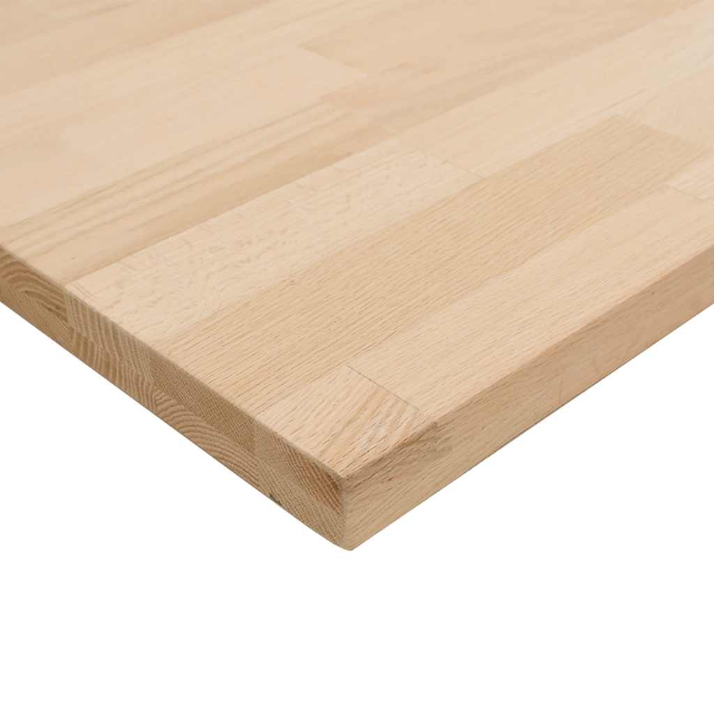 vidaXL Küchenarbeitsplatte 100x63,5x4 cm Massivholz Eiche Rechteckig
