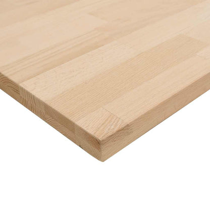 vidaXL Küchenarbeitsplatte 100x63,5x4 cm Massivholz Eiche Rechteckig