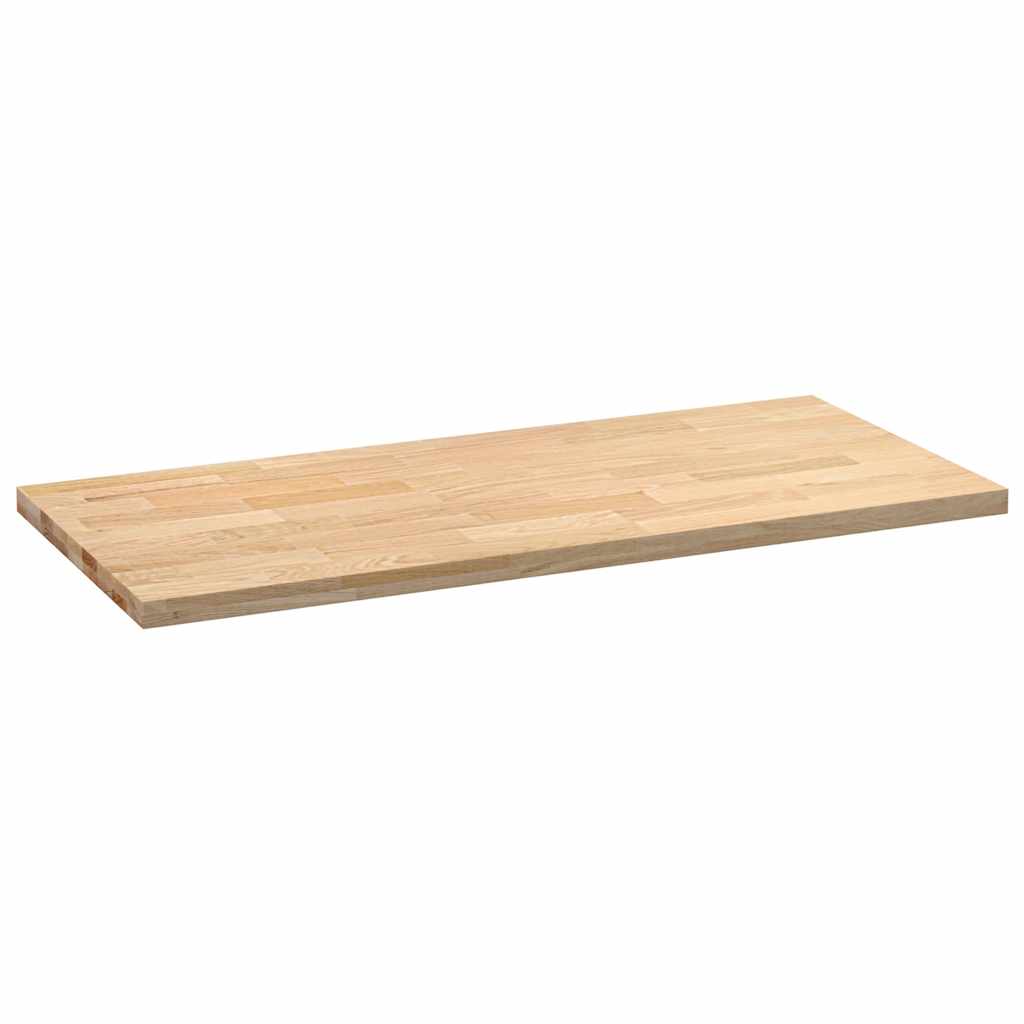 vidaXL Küchenarbeitsplatte 140x63,5x4 cm Massivholz Eiche Rechteckig