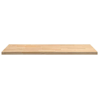 vidaXL Küchenarbeitsplatte 140x63,5x4 cm Massivholz Eiche Rechteckig