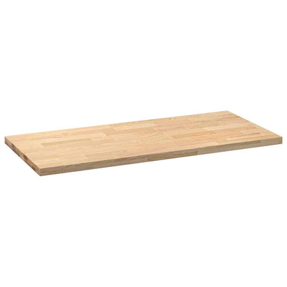 vidaXL Küchenarbeitsplatte 140x63,5x4 cm Massivholz Eiche Rechteckig