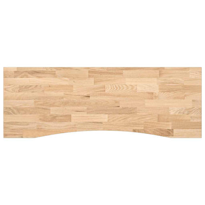 vidaXL Schreibtischplatte Unbehandelt 140x50x2,5 cm Massivholz Eiche