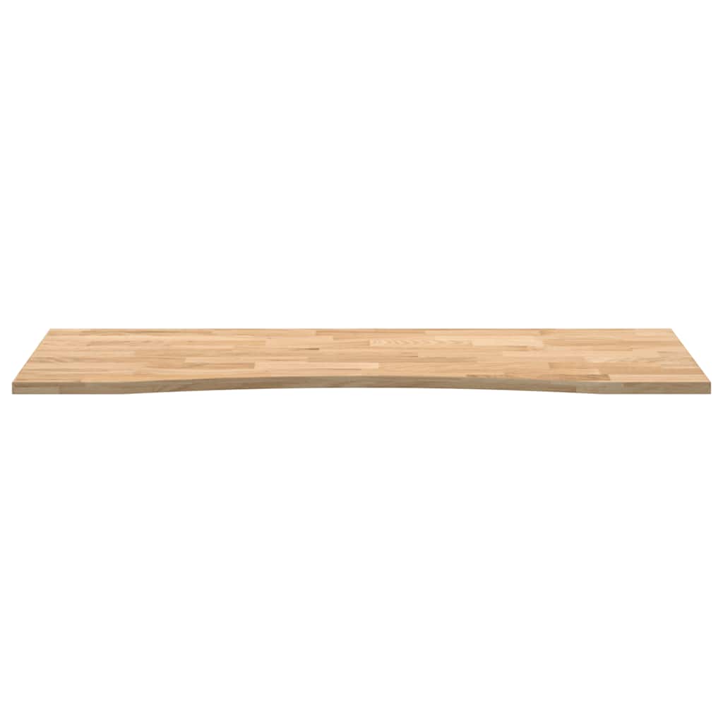 vidaXL Schreibtischplatte Unbehandelt 140x50x2,5 cm Massivholz Eiche