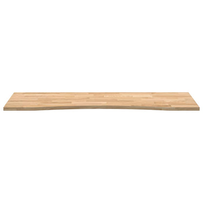 vidaXL Schreibtischplatte Unbehandelt 140x50x2,5 cm Massivholz Eiche