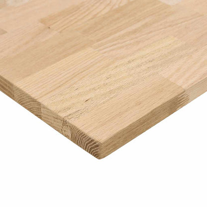 vidaXL Schreibtischplatte Unbehandelt 140x50x2,5 cm Massivholz Eiche