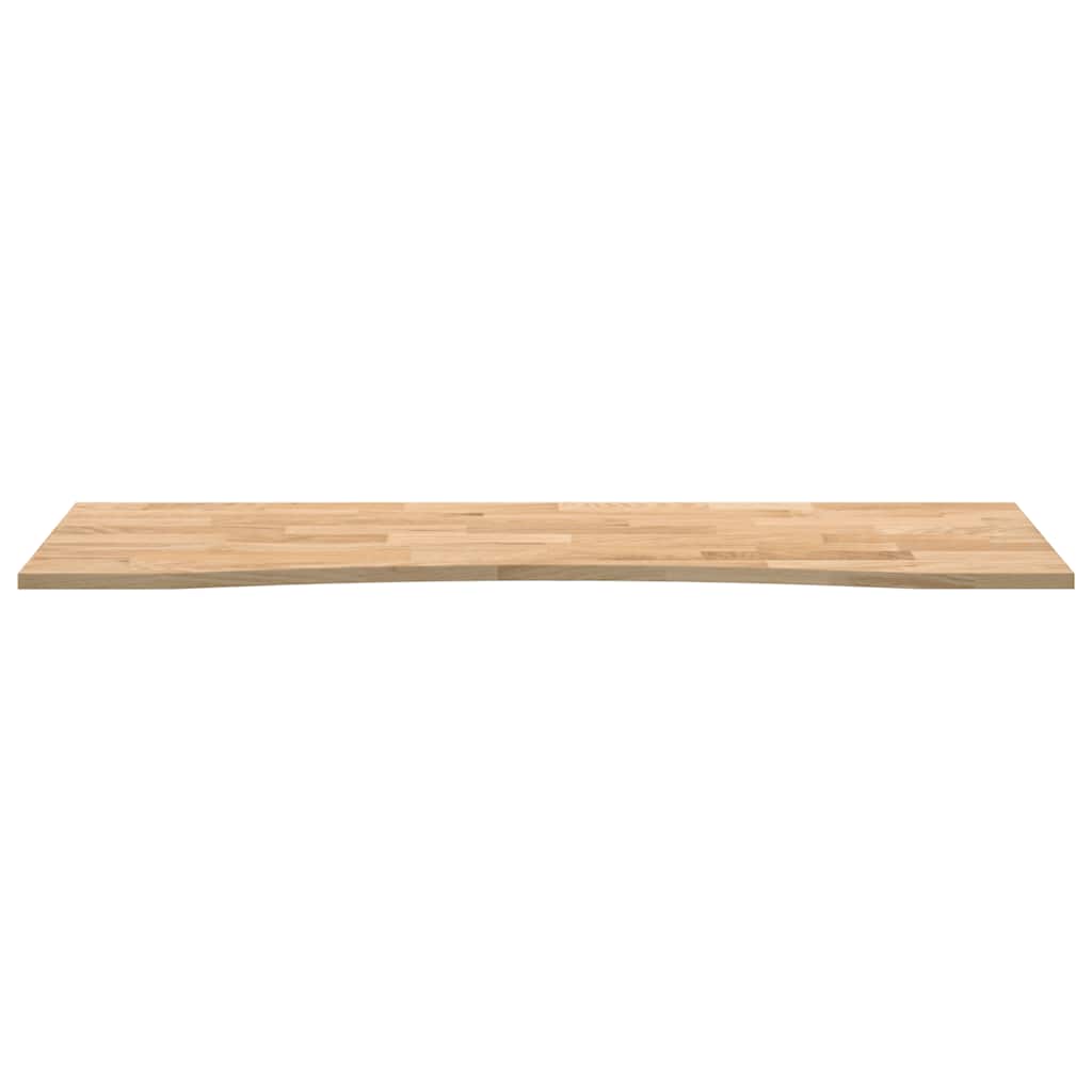 vidaXL Schreibtischplatte Unbehandelt 160x50x2,5 cm Massivholz Eiche