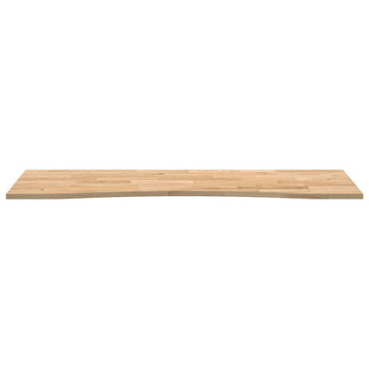vidaXL Schreibtischplatte Unbehandelt 160x50x2,5 cm Massivholz Eiche