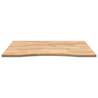 Schreibtischplatte Unbehandelt 100x80x2,5 cm Massivholz Eiche