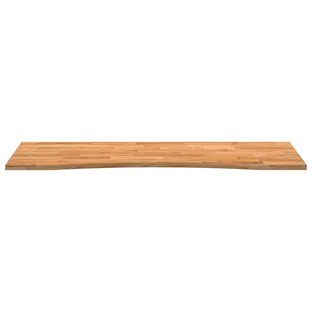 vidaXL Schreibtischplatte Hellbraun 140x50x2,5 cm Massivholz Eiche