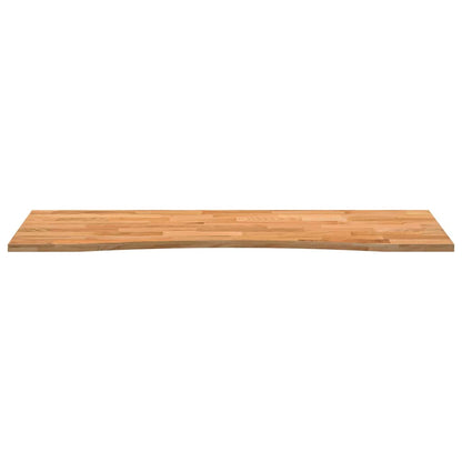 vidaXL Schreibtischplatte Hellbraun 140x50x2,5 cm Massivholz Eiche