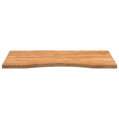 vidaXL Schreibtischplatte Hellbraun 80x60x2,5 cm Massivholz Eiche