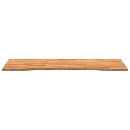 vidaXL Schreibtischplatte Hellbraun 140x60x2,5 cm Massivholz Eiche