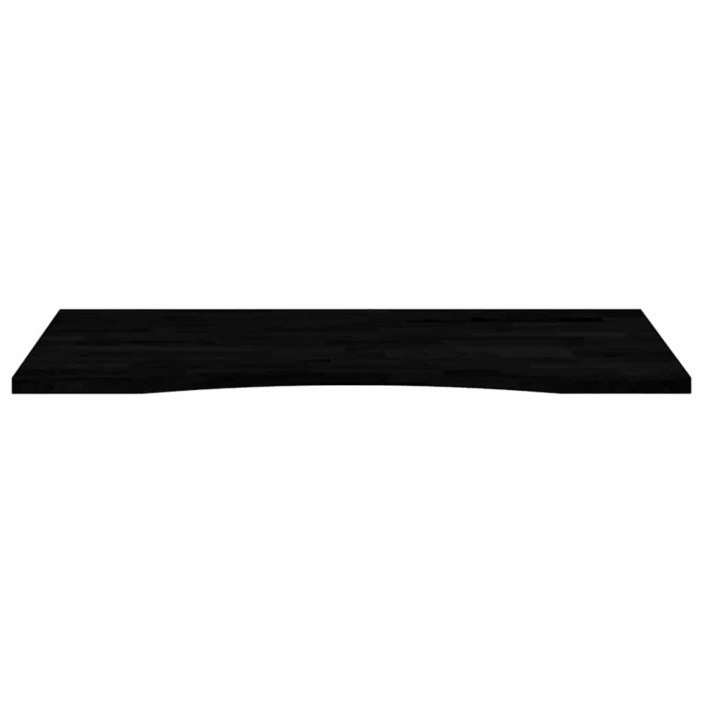 vidaXL Schreibtischplatte Dunkelbraun 100x50x2,5 cm Massivholz Eiche