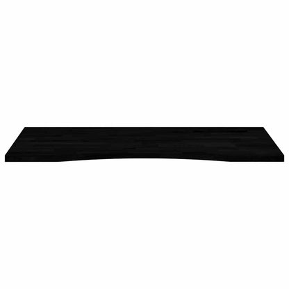 vidaXL Schreibtischplatte Dunkelbraun 100x50x2,5 cm Massivholz Eiche