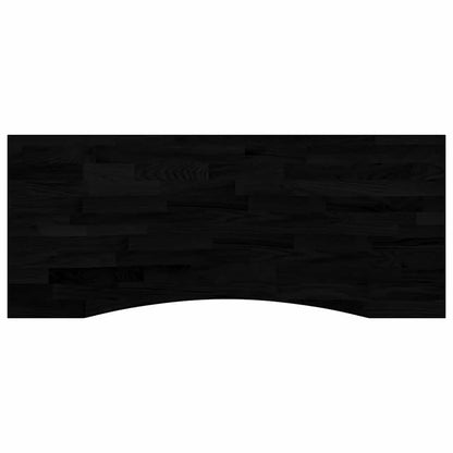 vidaXL Schreibtischplatte Dunkelbraun 120x50x2,5 cm Massivholz Eiche