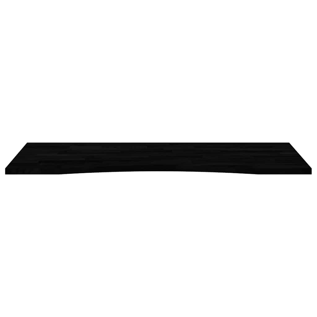 vidaXL Schreibtischplatte Dunkelbraun 120x50x2,5 cm Massivholz Eiche