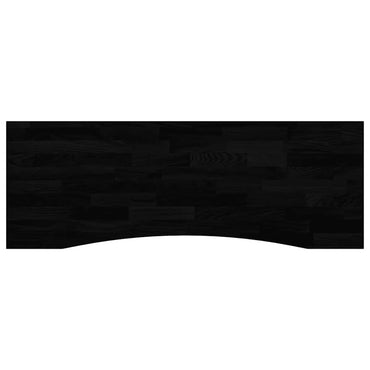 vidaXL Schreibtischplatte Dunkelbraun 140x50x2,5 cm Massivholz Eiche