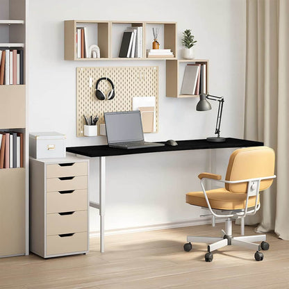 vidaXL Schreibtischplatte Dunkelbraun 160x50x2,5 cm Massivholz Eiche