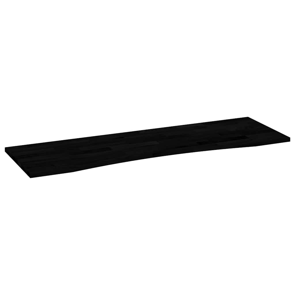 vidaXL Schreibtischplatte Dunkelbraun 160x50x2,5 cm Massivholz Eiche