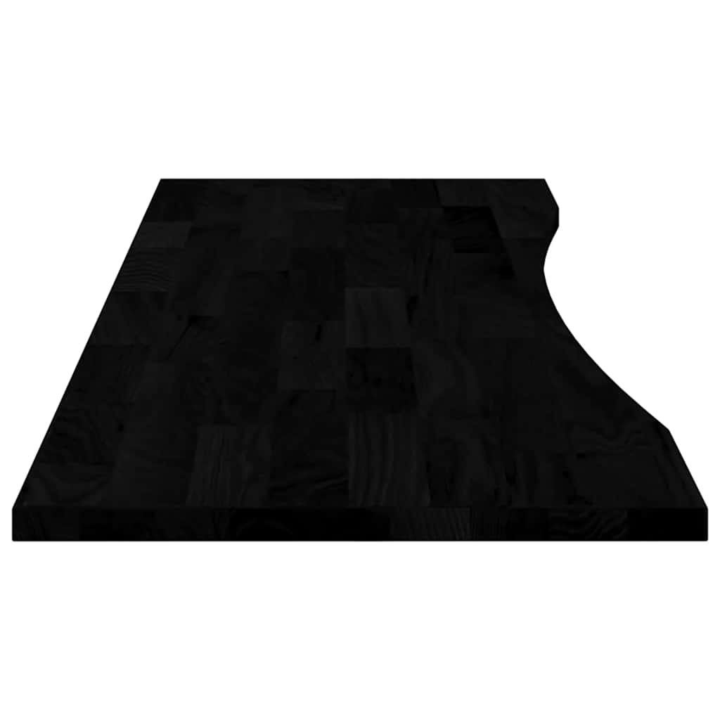vidaXL Schreibtischplatte Dunkelbraun 160x50x2,5 cm Massivholz Eiche
