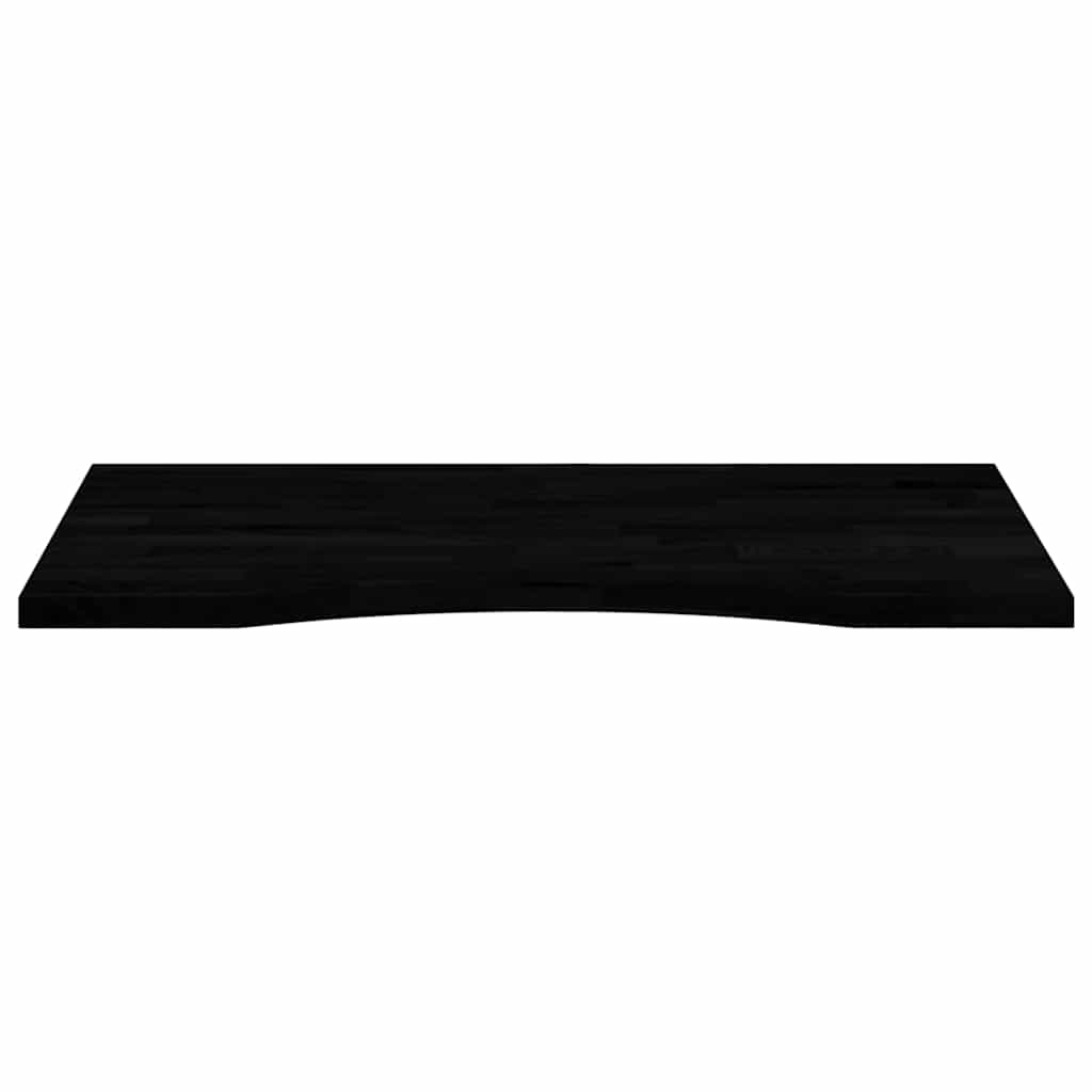 vidaXL Schreibtischplatte Dunkelbraun 80x60x2,5 cm Massivholz Eiche